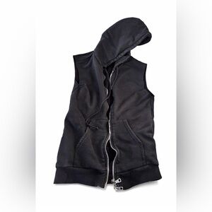 Balmain Black Fleece Sweatshirt with Hood